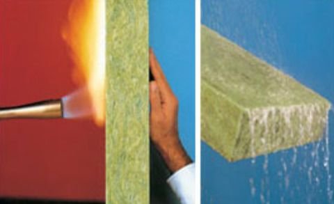 Placas de Lana Mineral (Lana de Roca) Rockwool